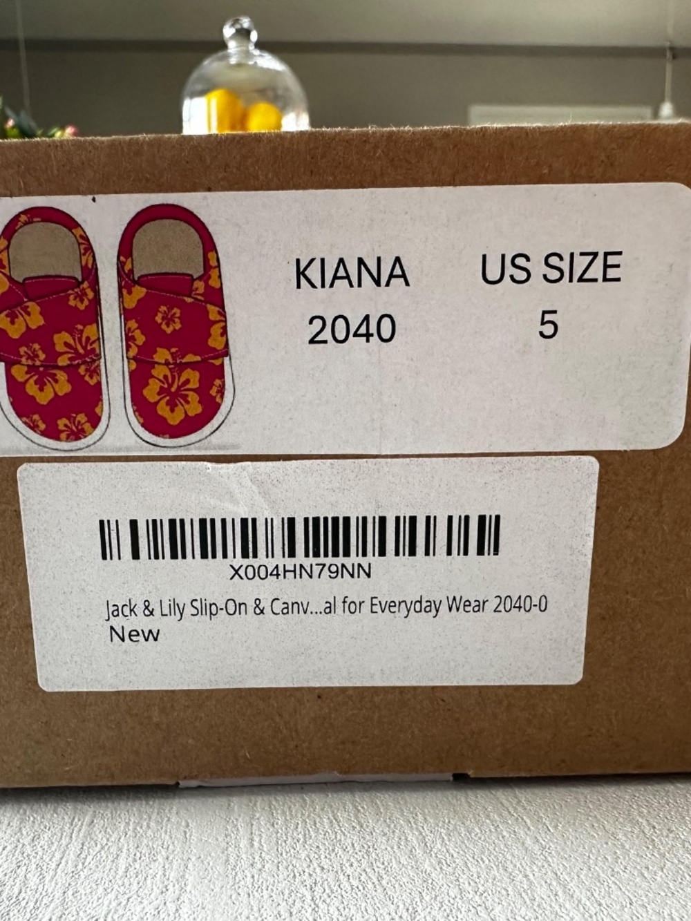 Jack & Lily Kiana Floral Canvas Baby Shoes Size 5 NIB - Picture 2 of 2
